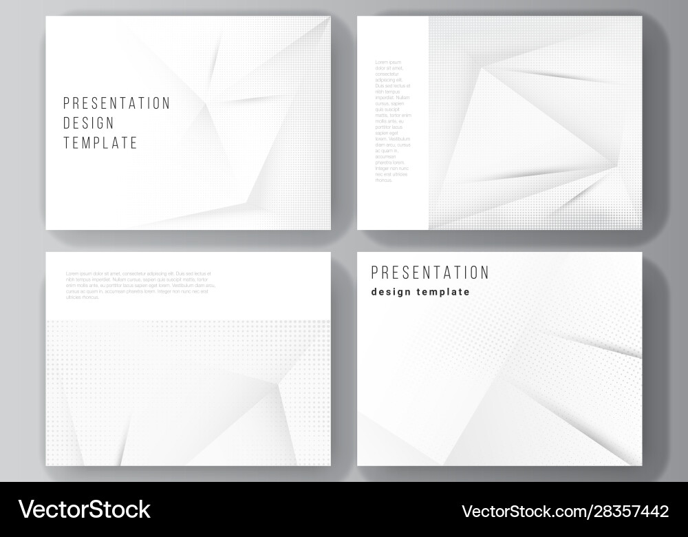Layout presentation slides design Layout presentation slides design vector image