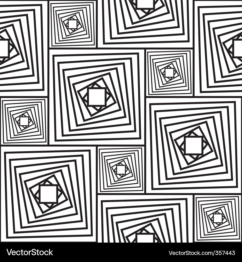 Geometric Square Pattern Vector Image