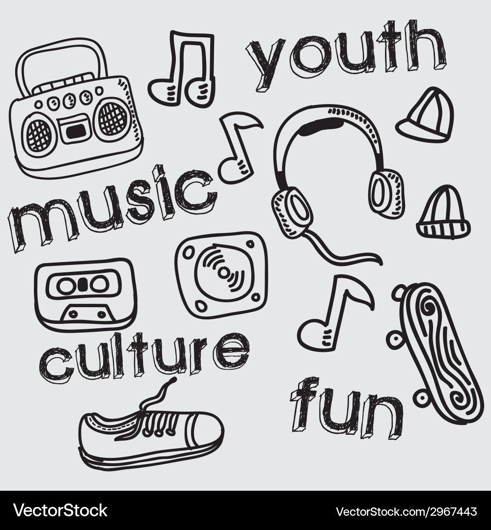 Youth culture design – Royalty-Free Vector | VectorStock