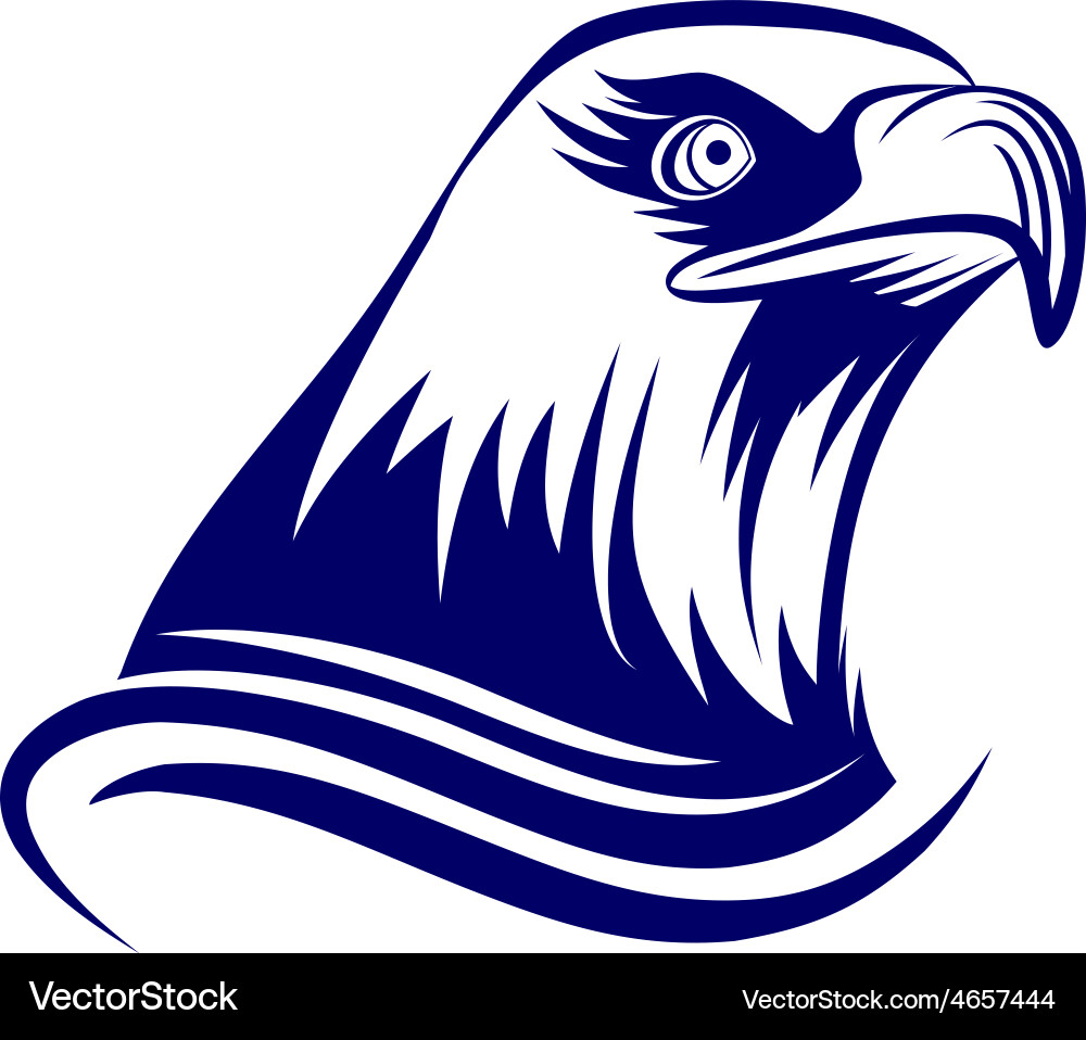 Head of eagle Royalty Free Vector Image - VectorStock