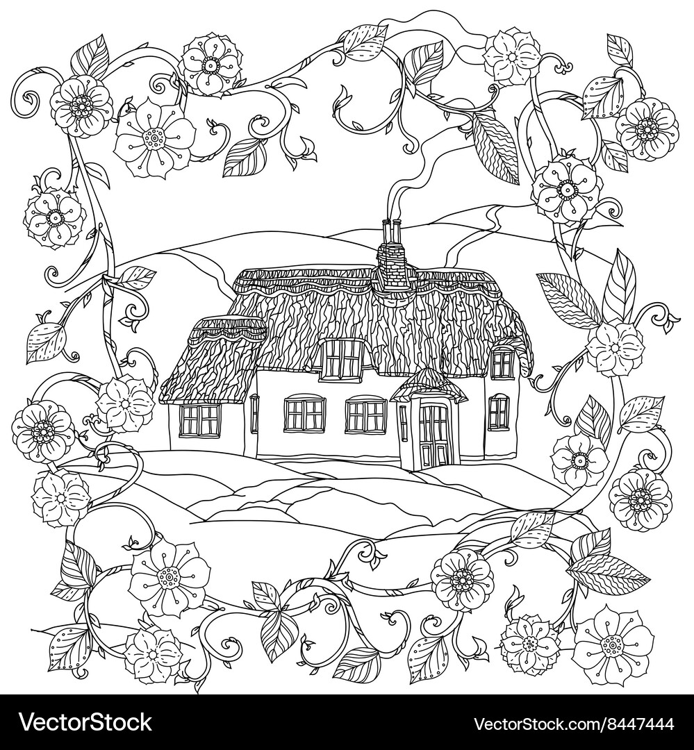 Heart spring pattern Vector Image