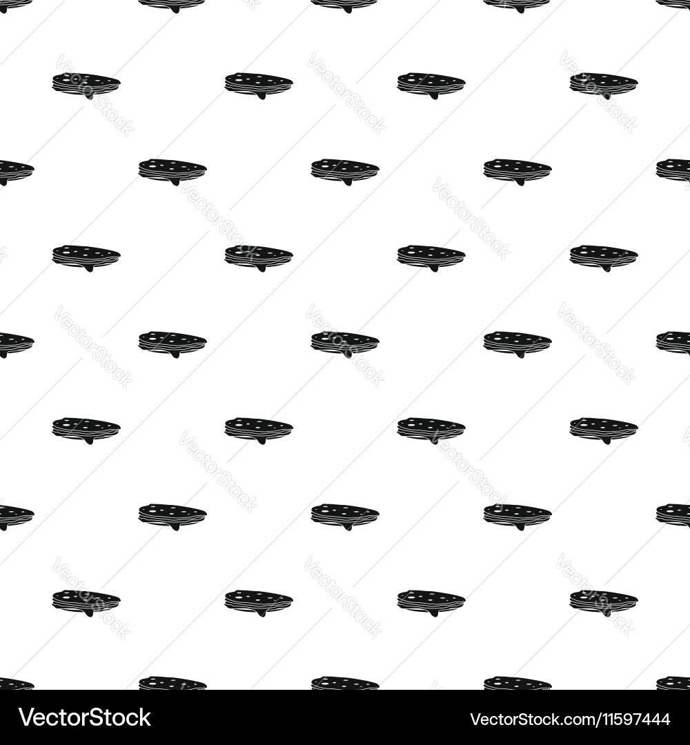 Pancakes pattern simple style Vector Image