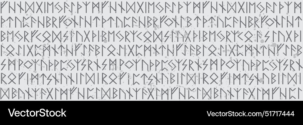 Seamless Viking Runes Vector Images (over 330)