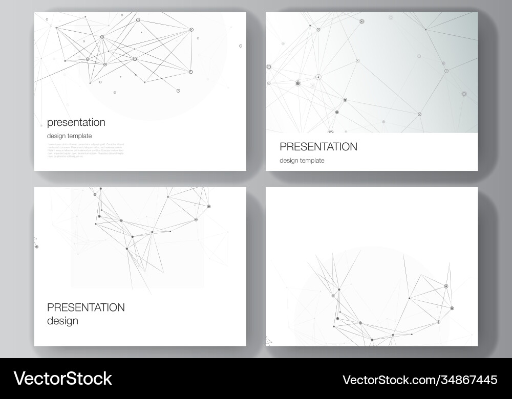 Layout presentation slides design Layout presentation slides design vector image