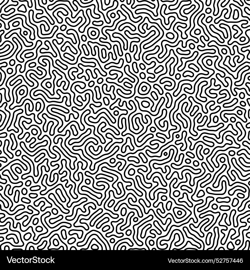 Abstract pattern background with a turing style Vector Image