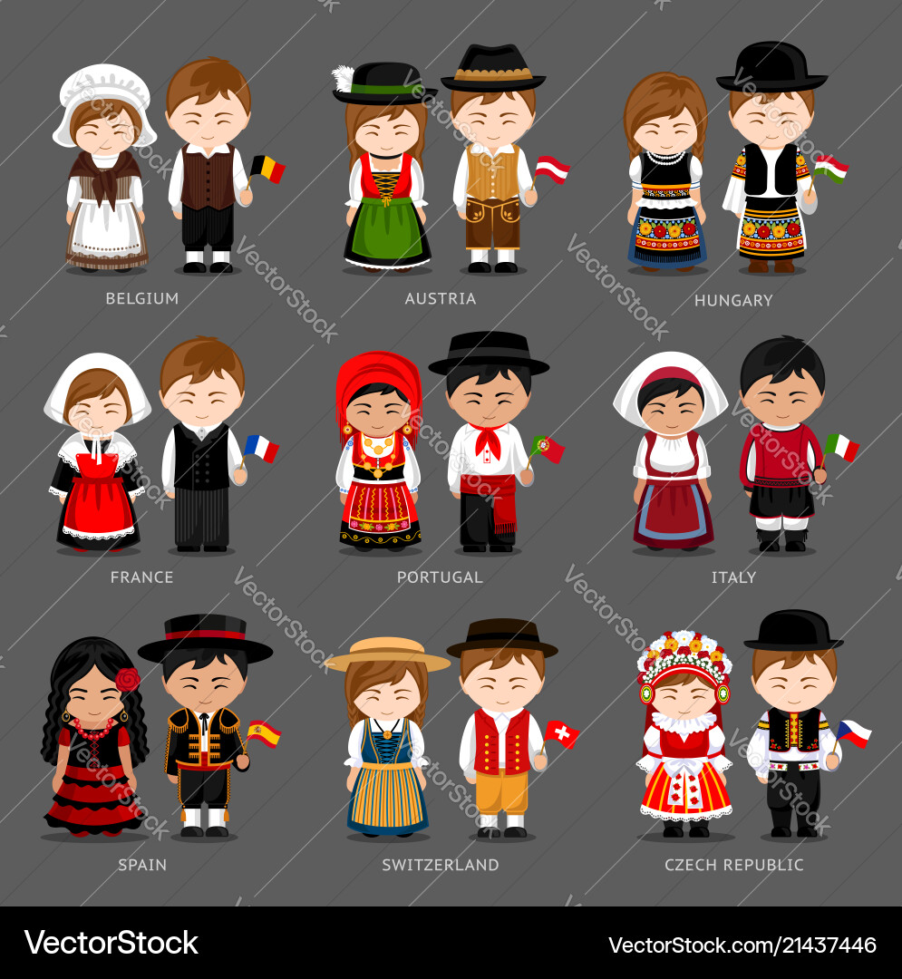 Italy national costume Vector Images \u0026 Graphics for Commercial Use |  VectorStock, image size:995x1080