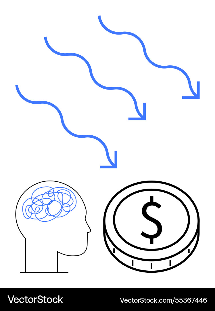 Visualizing creative flow from brainstorming Visualizing creative flow from brainstorming Vector Image