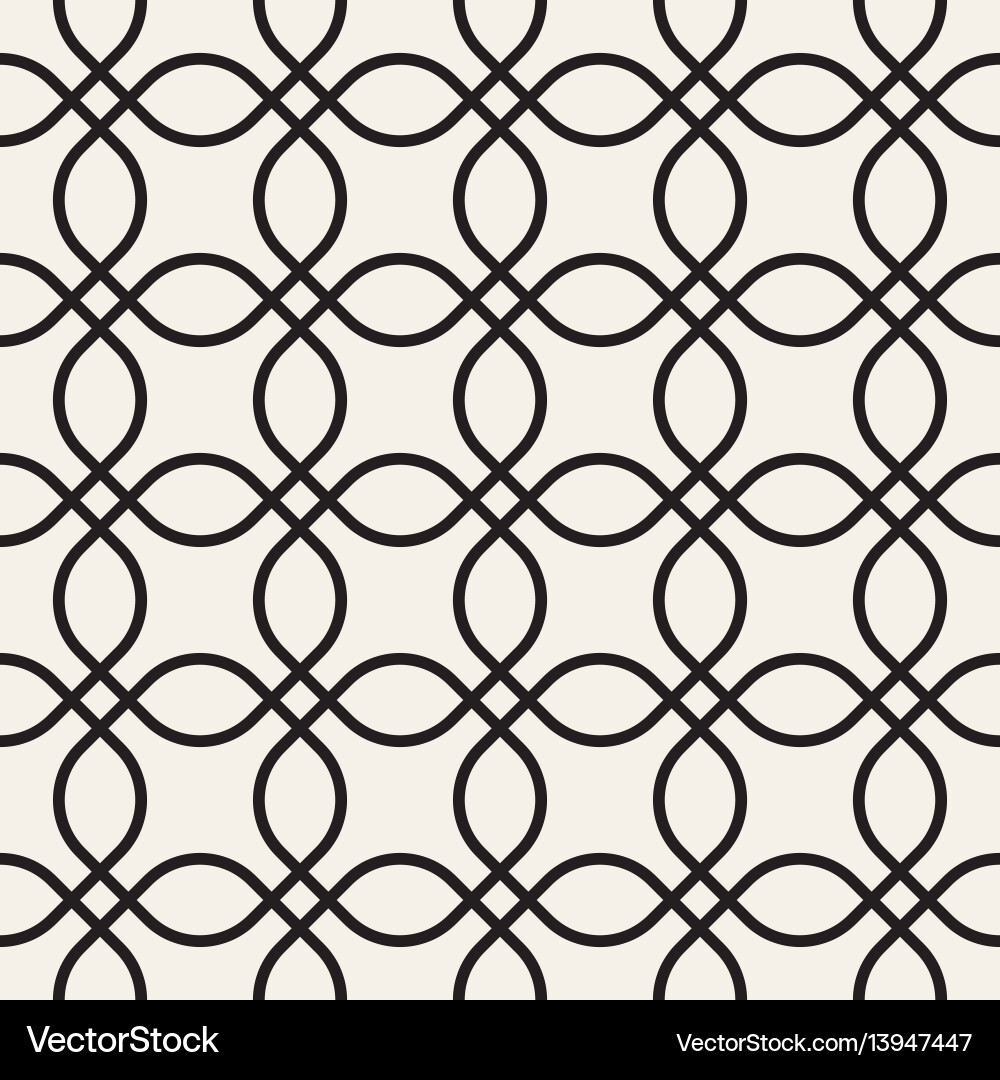 Geometric Line Grid Pattern Vector Image
