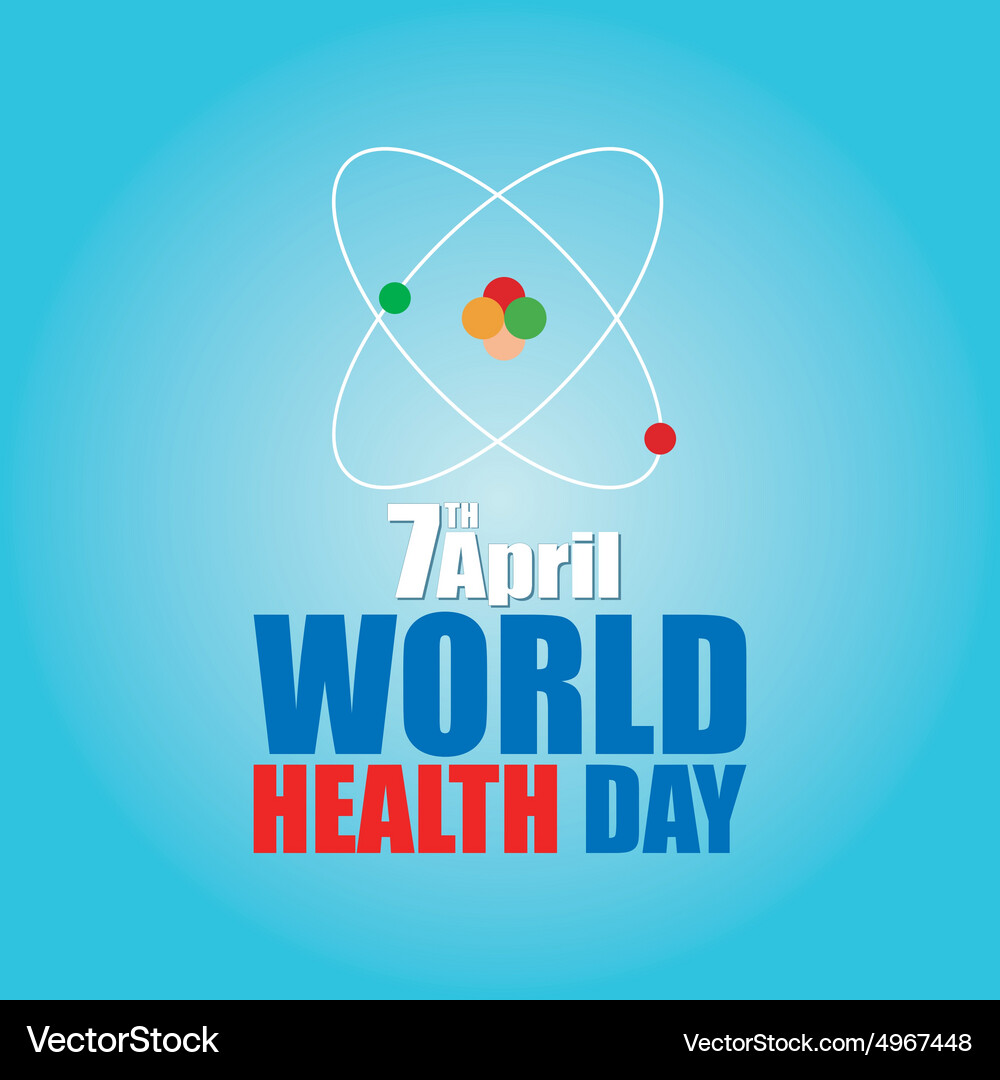 Colored background with text and elements Vector Image