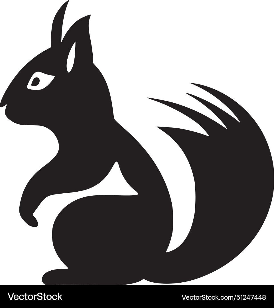 Eichhörnchen - hochwertiges Logo ideal für T-Shirt Eichhörnchen - hochwertiges Logo ideal für T-Shirt vektorbild