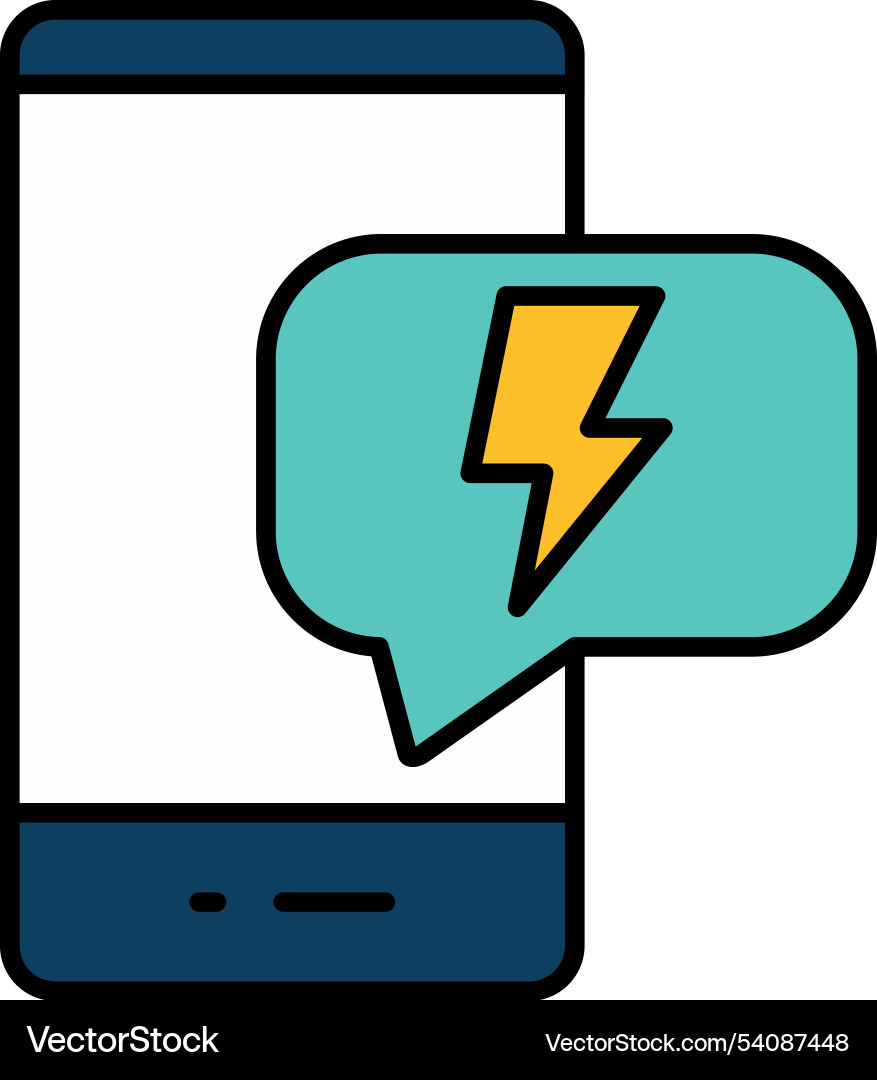 Instant line filled icon design Vector Image
