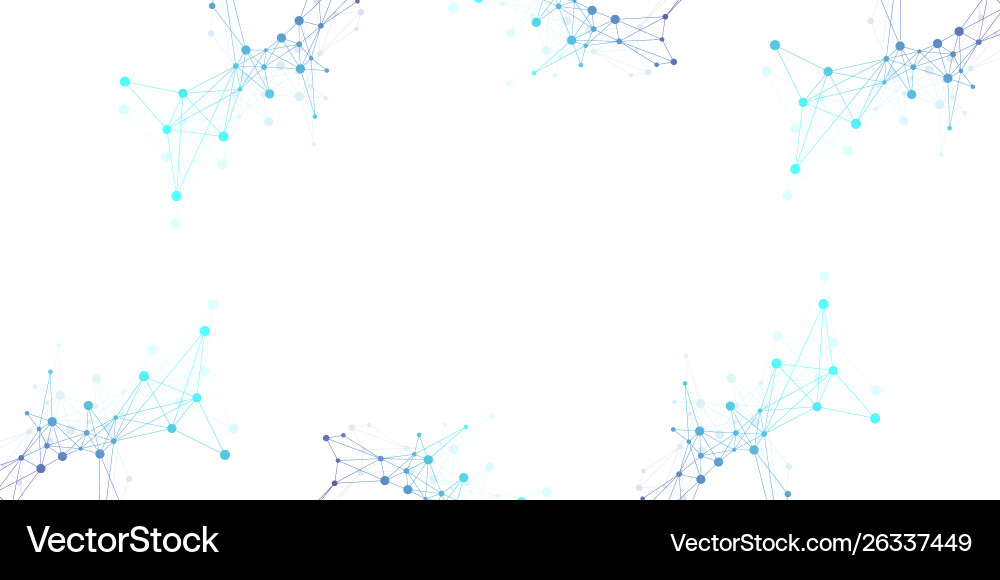 Geometric abstract background with connected line Geometric abstract background with connected line vector image