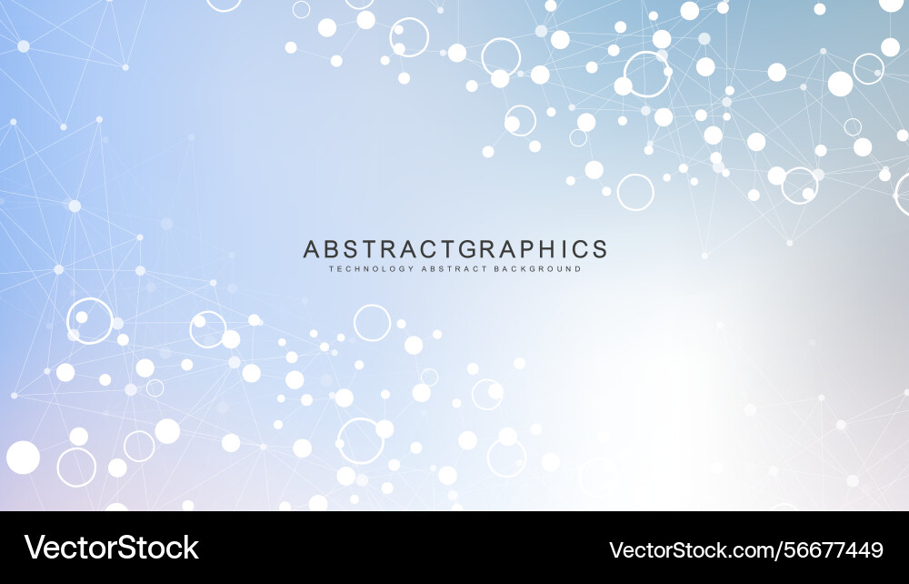 Modern abstract molecules structure for science Modern abstract molecules structure for science vector image