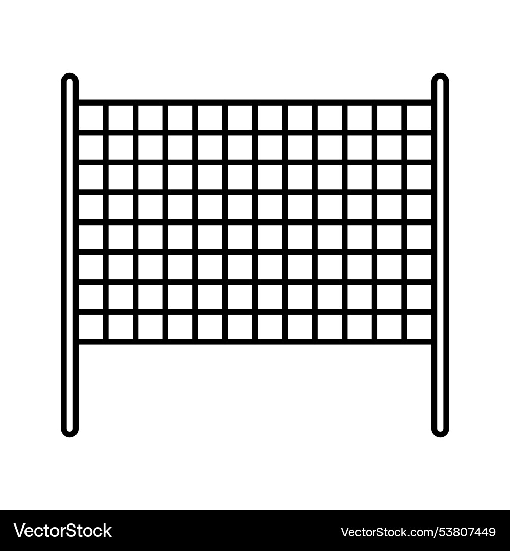 Rope net climber for playground line icon editable Rope net climber for playground line icon editable Vector Image