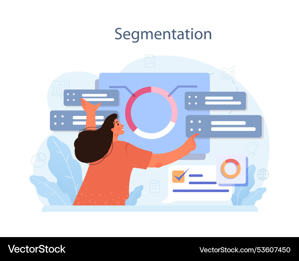 Predictive analytics process of using data Predictive analytics process of using data vector image