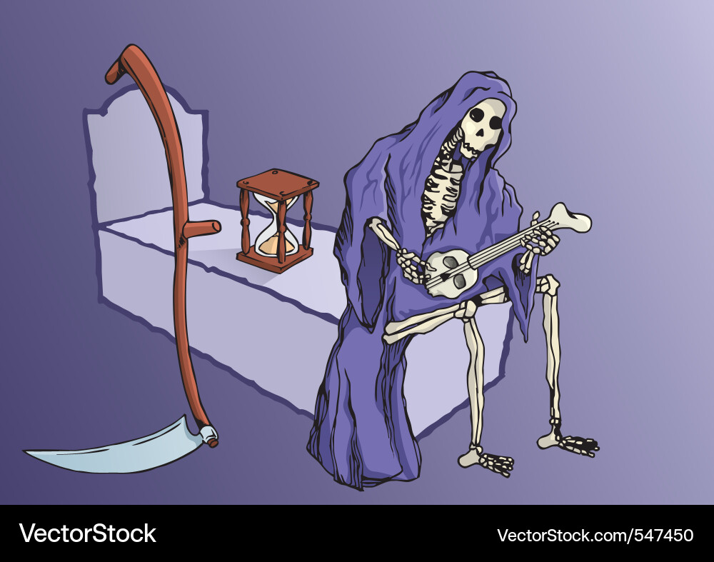 The Reaper's Song vector image