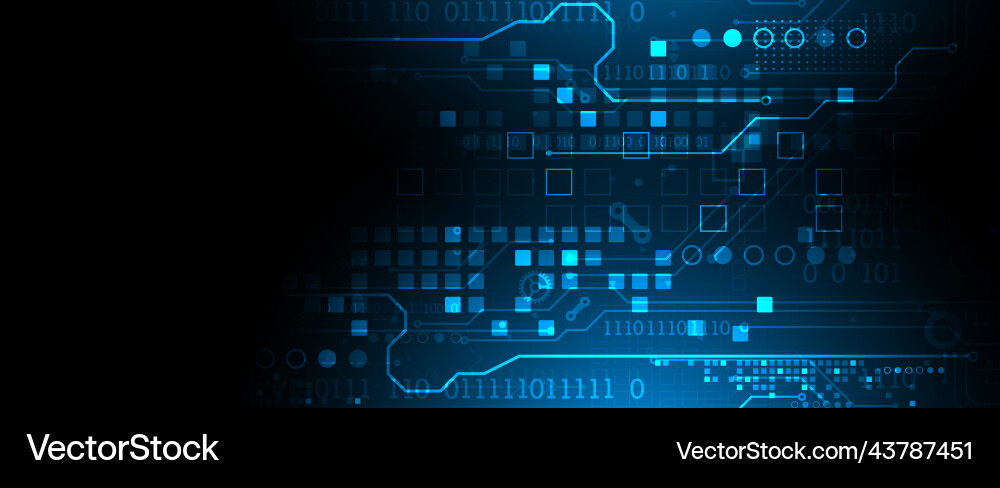 Abstract background on technological Abstract background on technological vector image