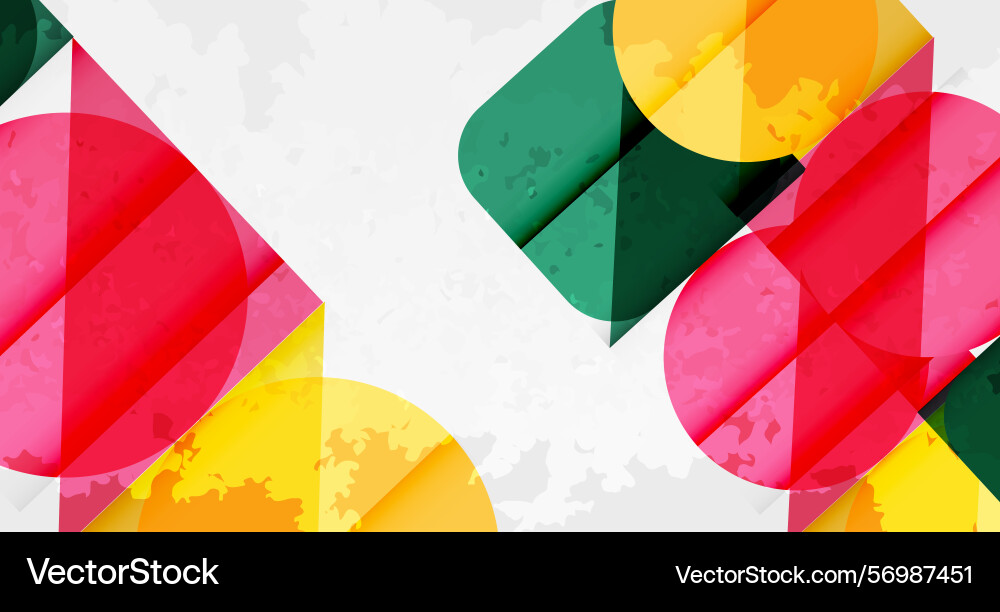 Abstract geometric shapes overlap creating Abstract geometric shapes overlap creating vector image