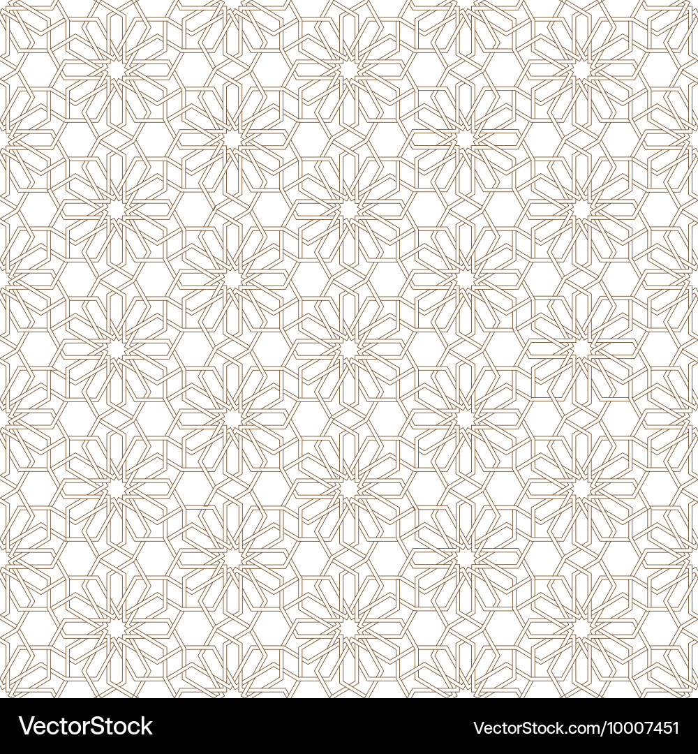 Delicate seamless pattern in arabian style Vector Image