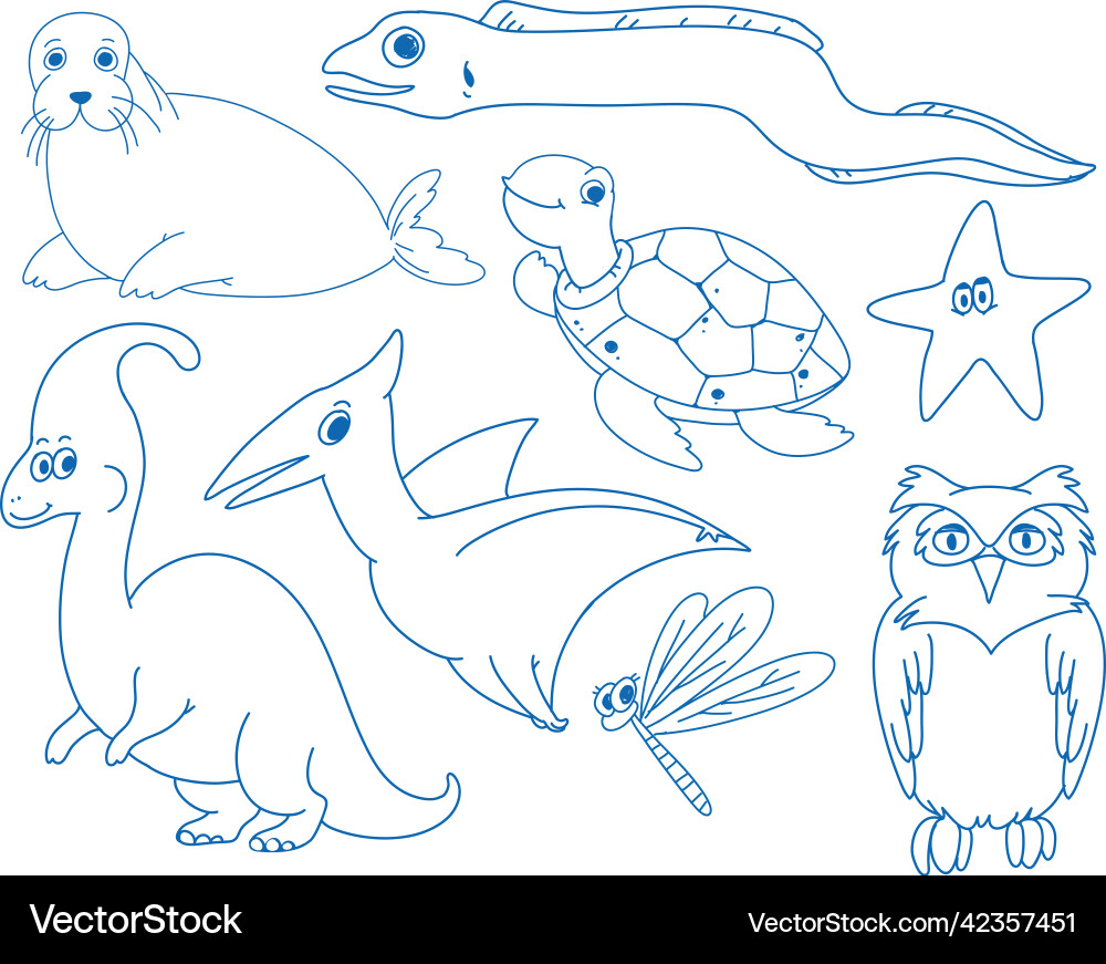 Doodle sketch design set Doodle sketch design set vector image