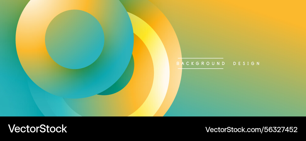 Abstract colorful layers create dynamic visual Vector Image