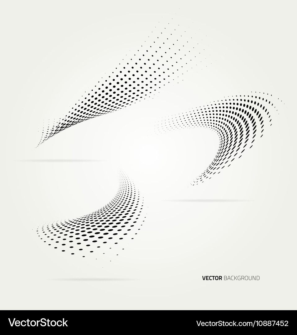 Abstract Halftone Dot Pattern Royalty Free Vector Image