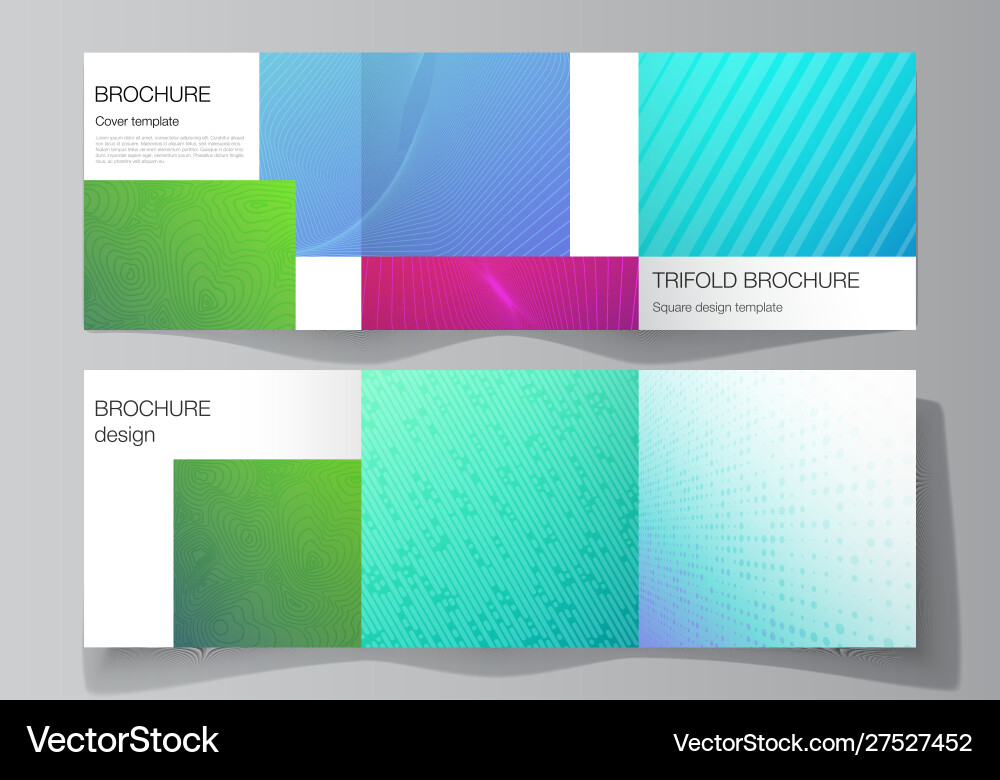Minimal editable layout square Vector Image