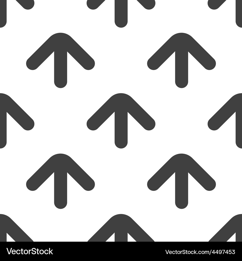 Arrow Seamless Pattern - Minimalist Vector Image
