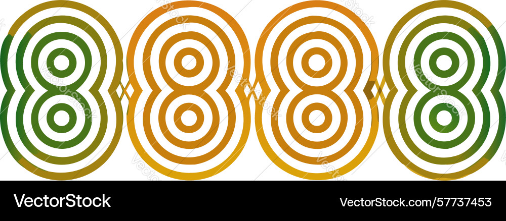 Interlocking loops repeating pattern abstract vector image