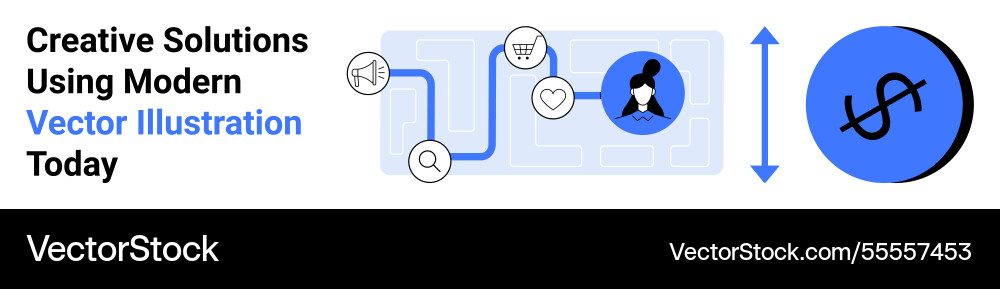 Modern workflow with icons representing shopping Modern workflow with icons representing shopping vector image