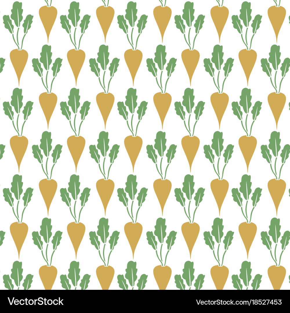 Sugar Beet Pattern Vector Image