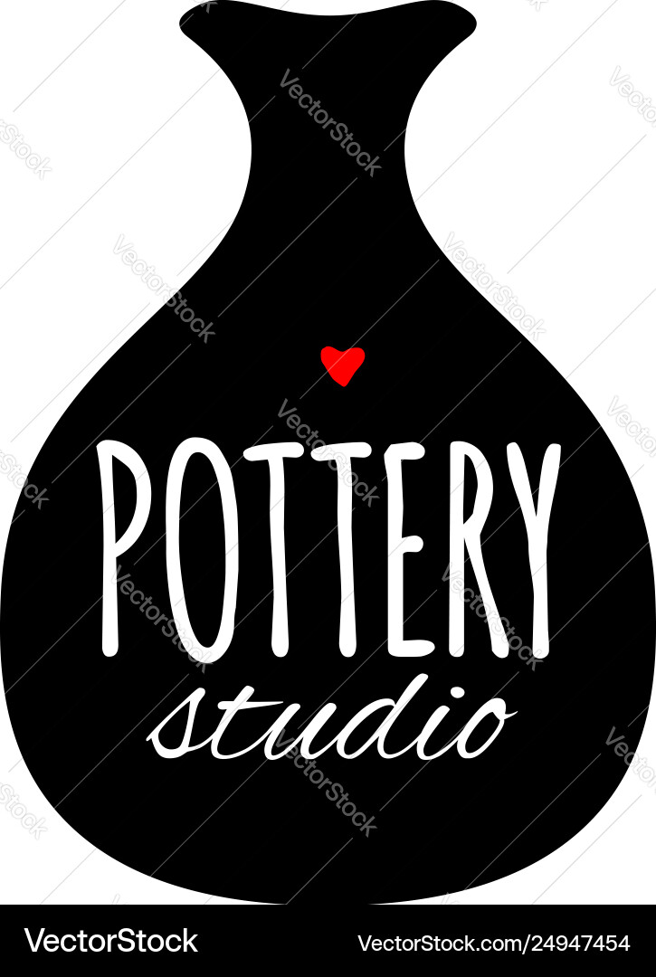 Pottery Studio Banner Skizze für Ihr Design Pottery Studio Banner Skizze für Ihr Design vektorbild