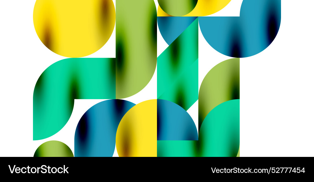 Tech minimal circular shapes geometric art Tech minimal circular shapes geometric art vector image