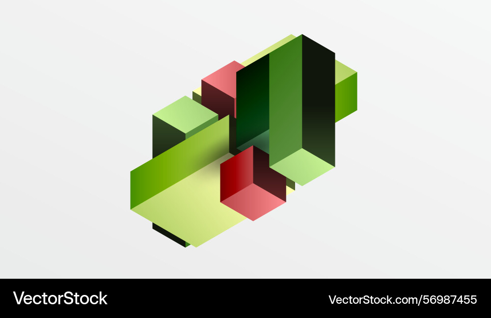 Abstract geometric shapes overlap creating Abstract geometric shapes overlap creating vector image