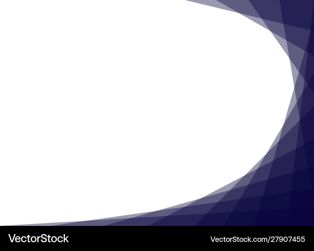 Blue Curve Abstract Shape vector image