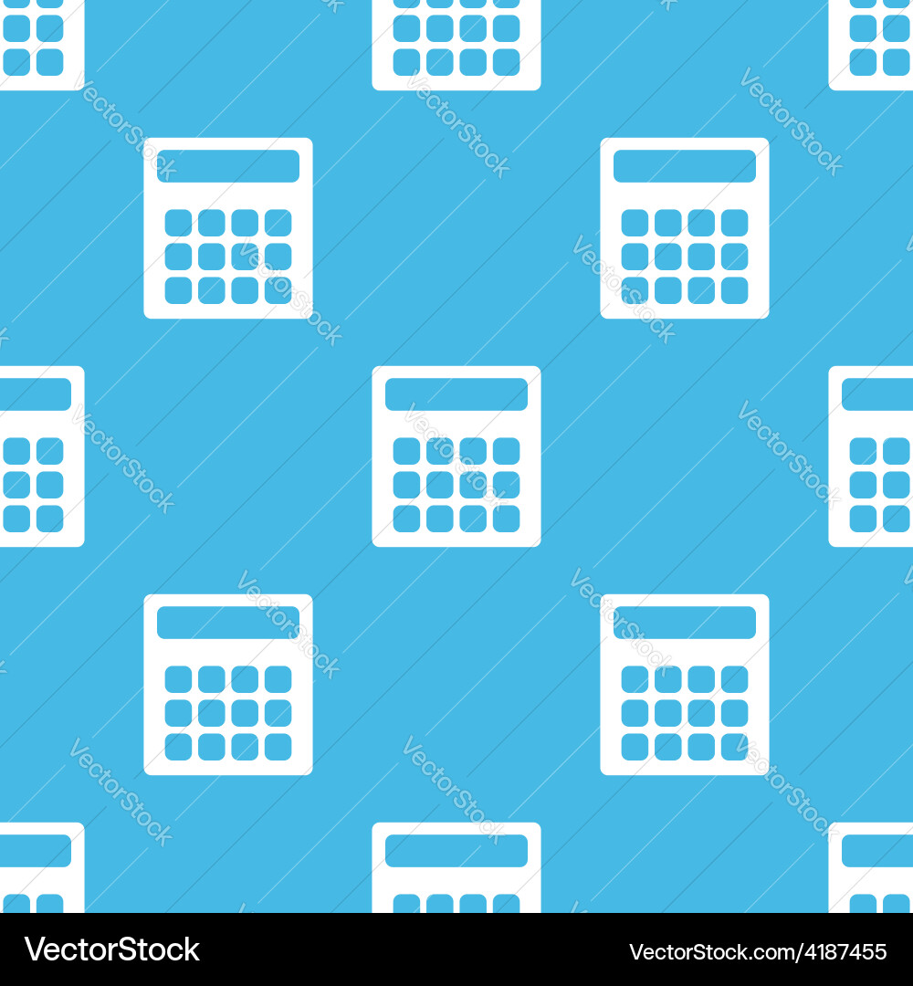 Calculator seamless pattern Vector Image