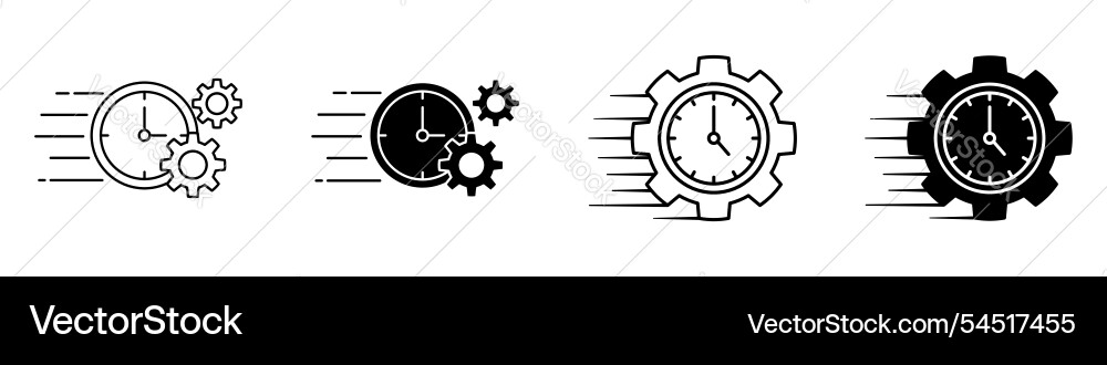 Fast processing icon Vector Image