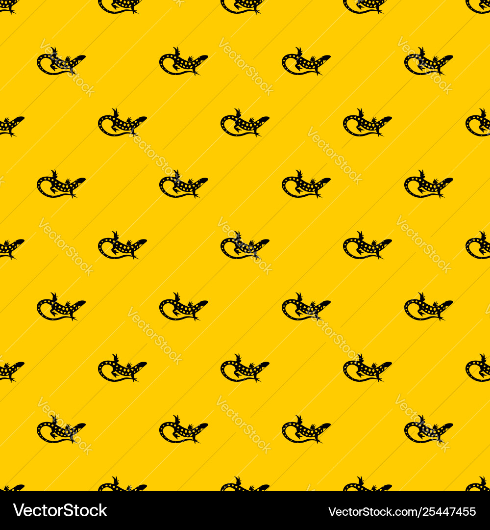 Lizard pattern Lizard pattern vector image