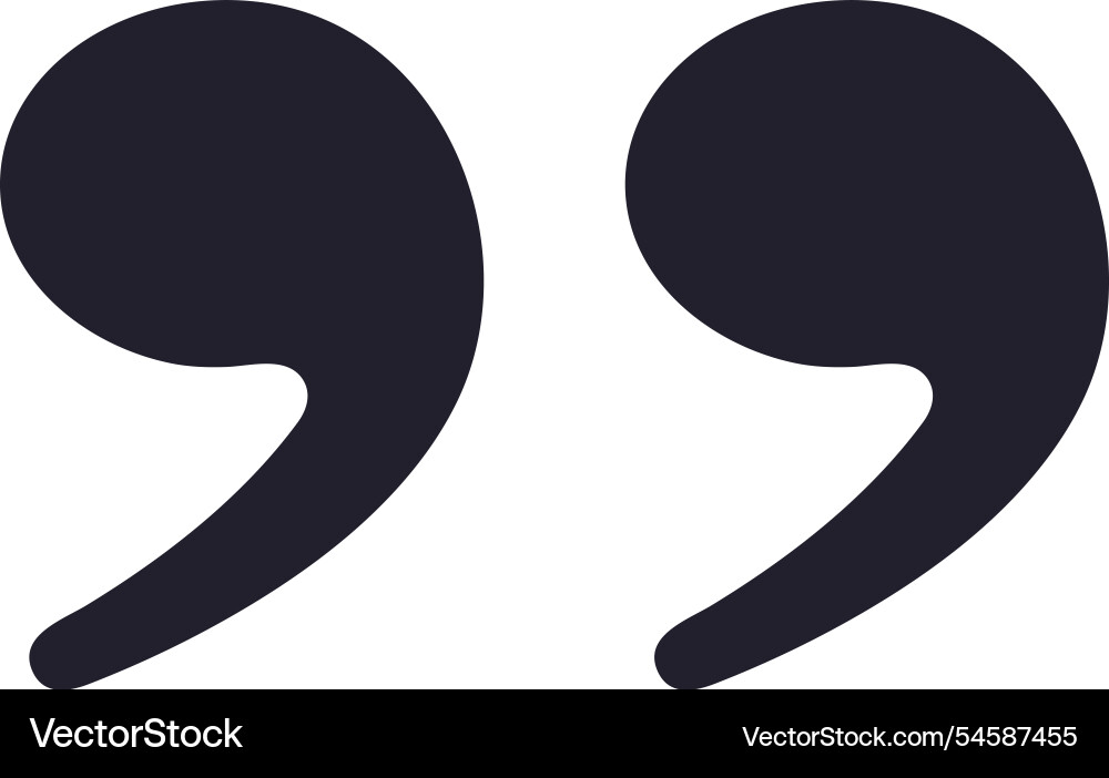 Quotation marks serve as essential symbols Quotation marks serve as essential symbols vector image