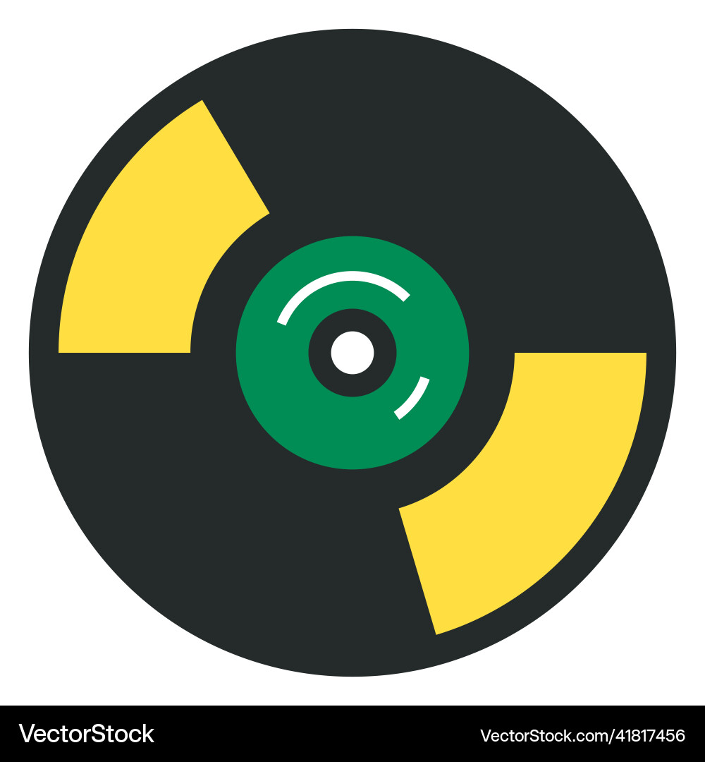 Alarm signal icon circle with color lines Alarm signal icon circle with color lines vector image