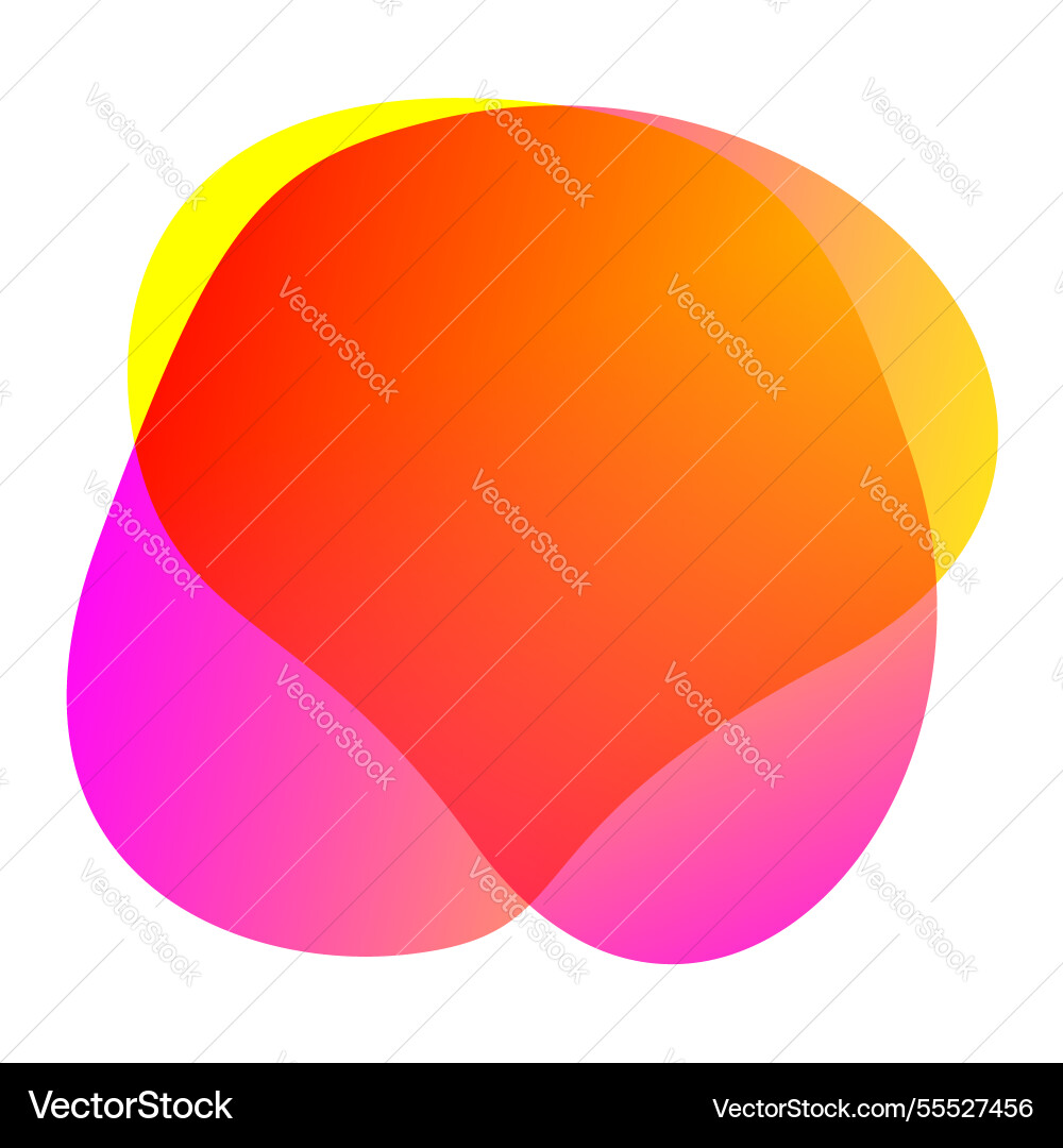 Orange blob shape free from for background Orange blob shape free from for background vector image