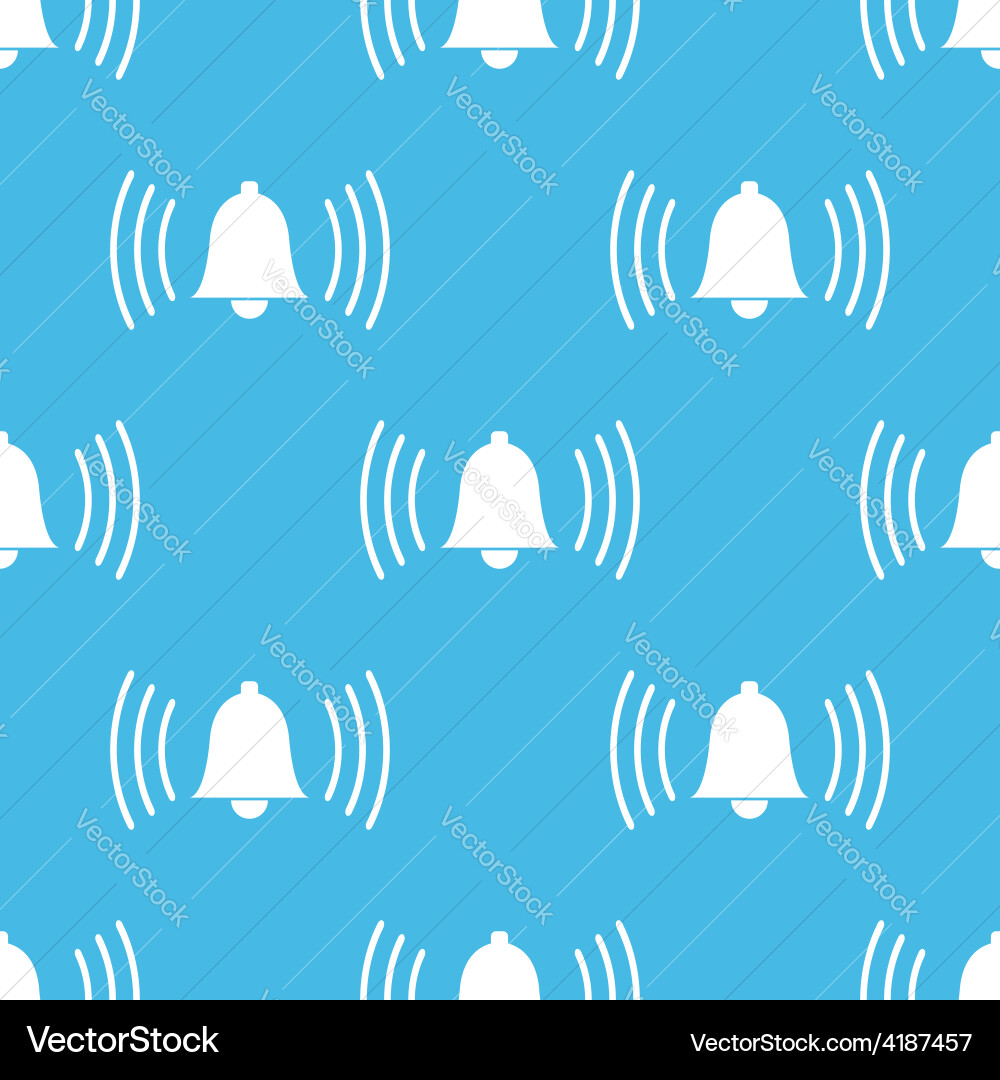 Alarmclock seamless pattern Vector Image