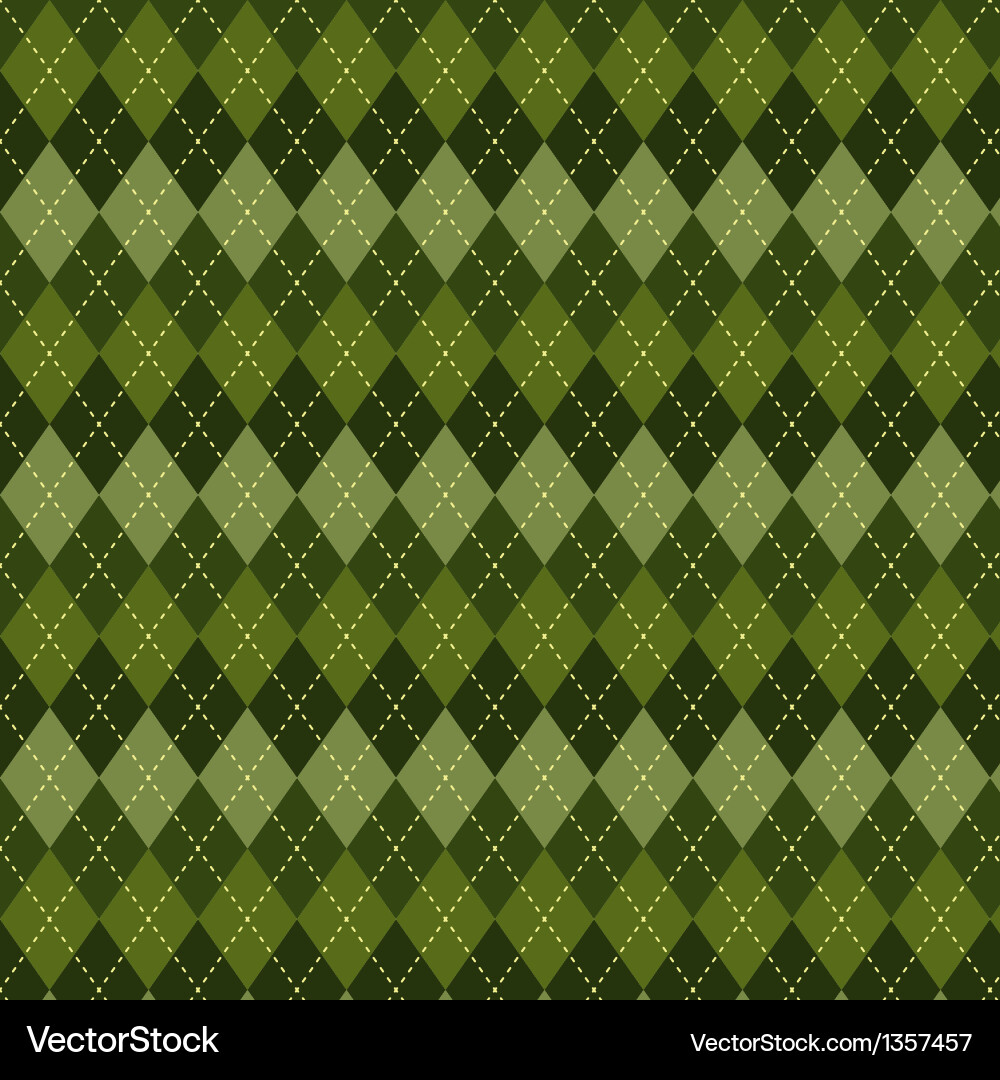 Diamond Argyle Pattern Vector Image