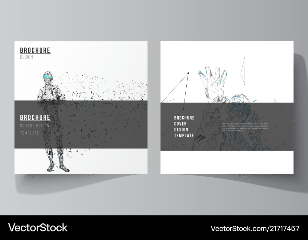 Minimal of editable layout vector image