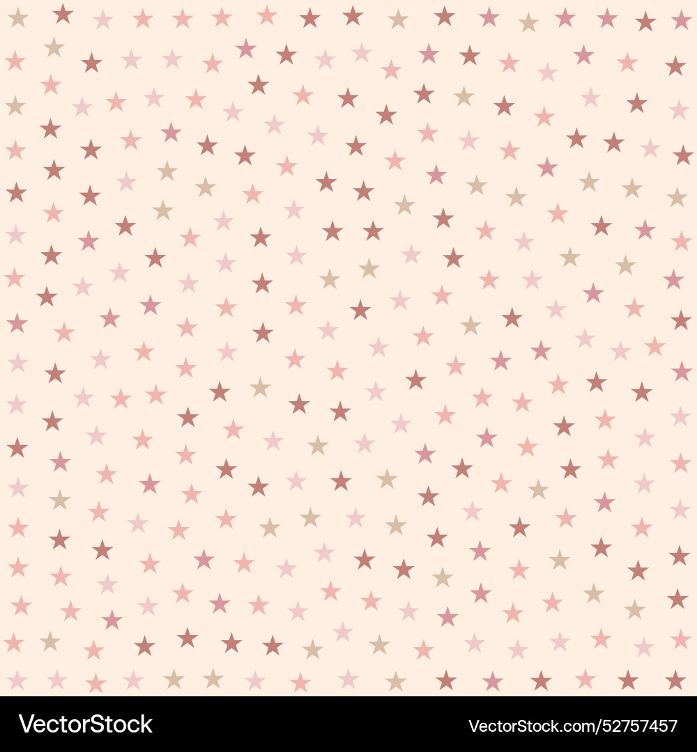 Pastel coloured starry pattern background Vector Image