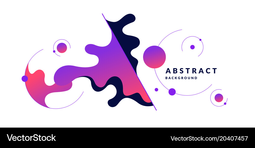 Trendy abstract background composition Vector Image