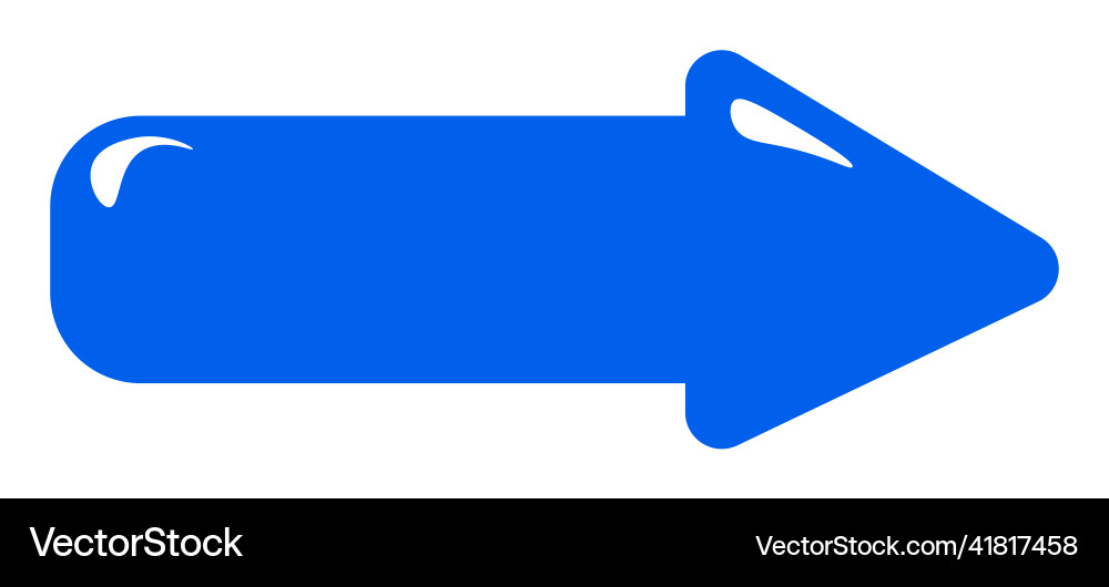 Arrow pointing to the right direction navigation Arrow pointing to the right direction navigation vector image