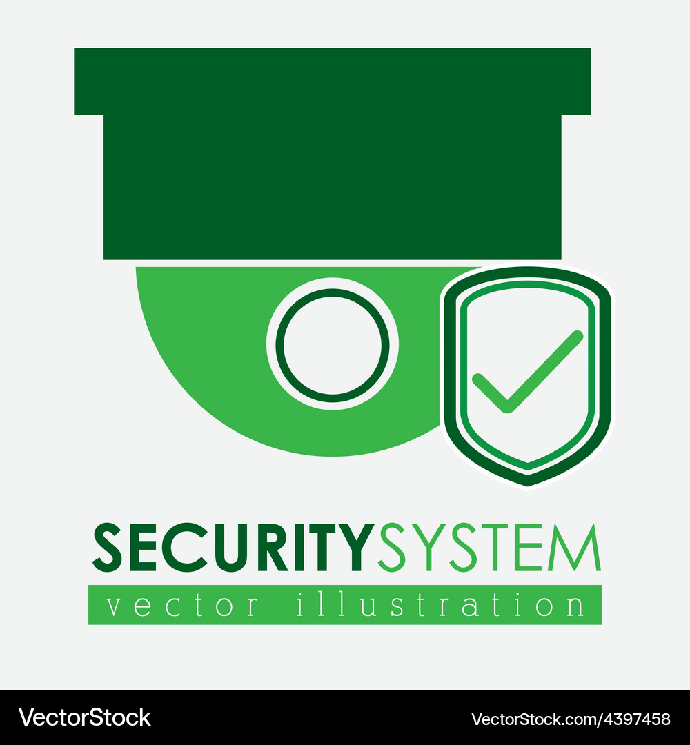 Security system design Vector Image