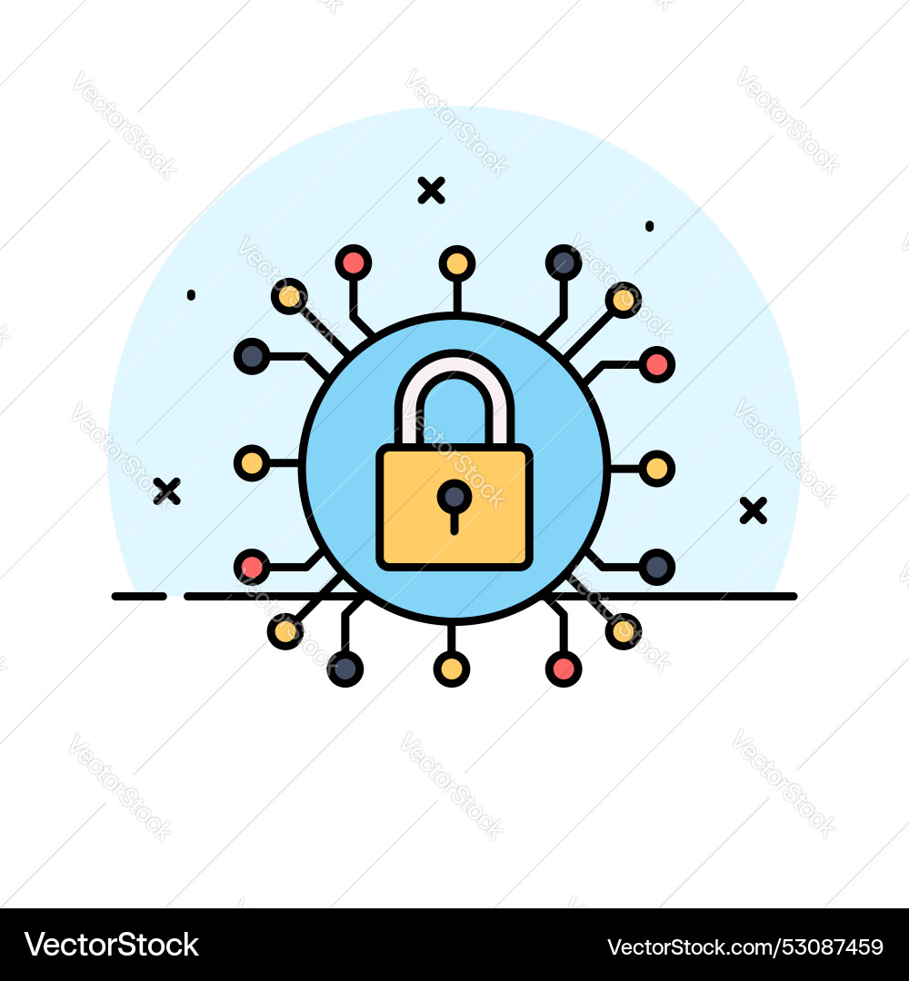 Cryptocurrency encryption design ready to use icon vector image