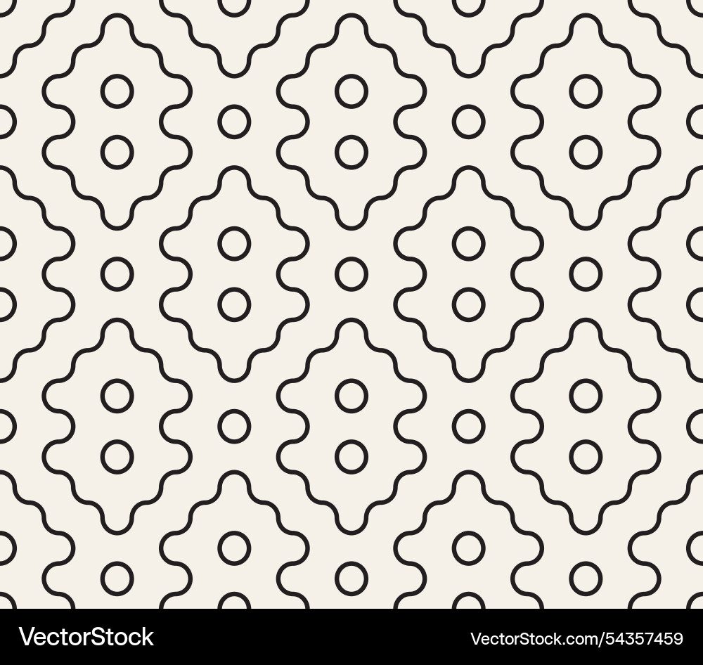 Seamless pattern repeating geometric elements Seamless pattern repeating geometric elements vector image